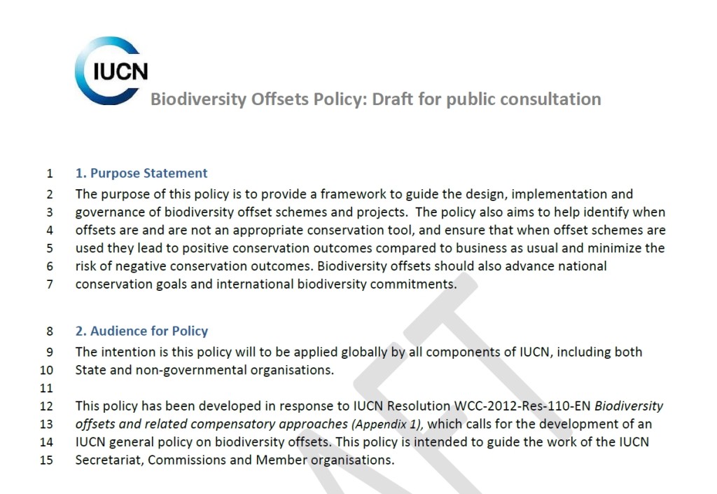 iucn consultation
